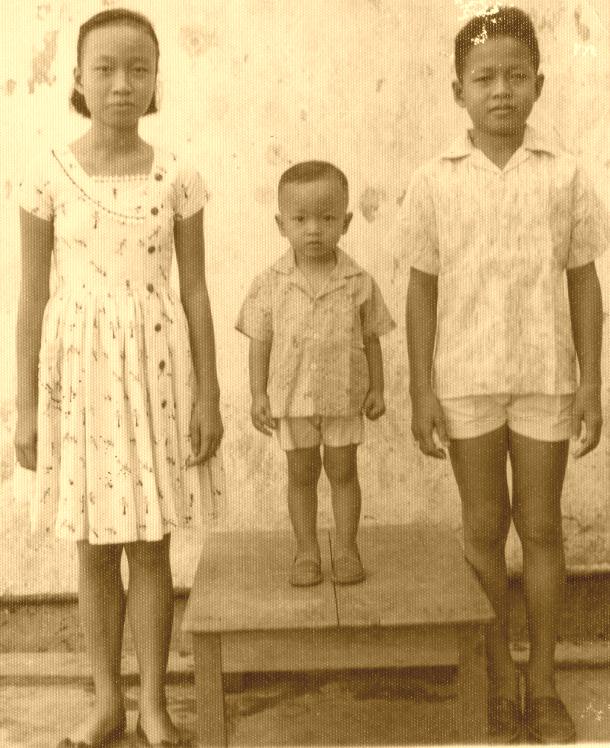 Dian, Budi dan Arief : Sunday :  1. January 1961