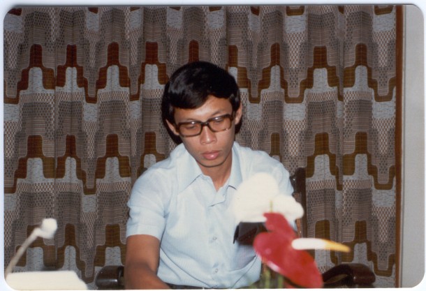 Reuni kecil di Jalan Mandala Raya 15, Tomang Raya, Jakarta : Thursday : 26. March 1981