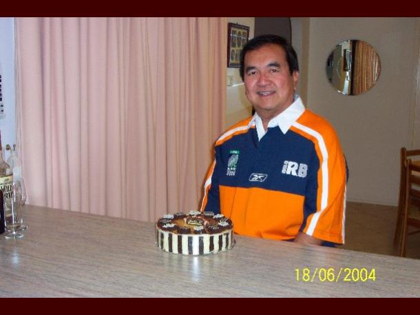 Lim Swie Kiat (Paul Hidajat Limin) (3E 1969 Kollege Loyola) ulang tahun ke 53, Sydney, Australia : Monday : 08. November 2004