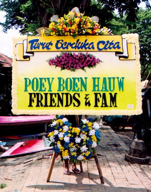 Kranz buat Bambang Pranoto (Brigadir Jendral Polisi), sahabat-karib Poey Boen Hauw : Sunday : 31. December 2006