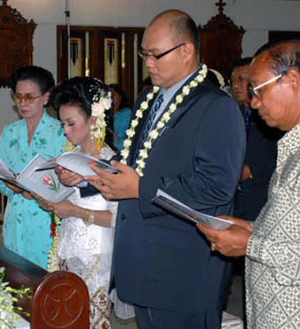 Freddy Harryanto Susanto (3D 1969) dan Yatmi ngunduh mantu : Sunday : 04. March 2007