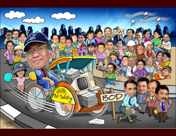 P.M. Sulistijo (3D 1969 Kollege Loyola), karyawan Medcoenergi, ngunduri pensiun, Januari 2007 : Wednesday : 31. January 2007