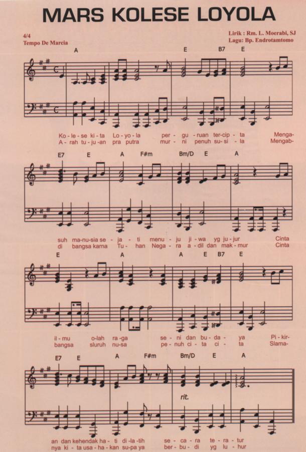 Mars Kolese Loyola : Thursday : 01. January 1970