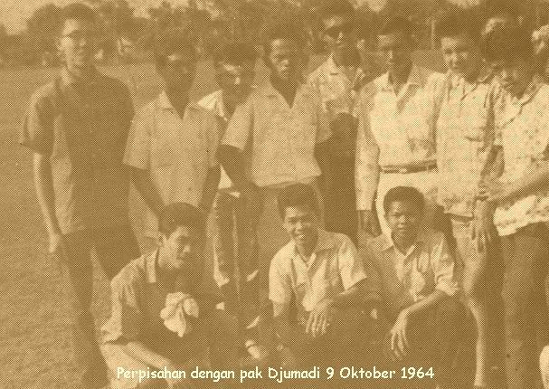 Perpisahan dengan Pak Djumadi : Friday :  9. October 1964