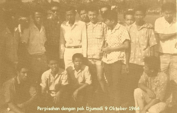 Perpisahan dengan Pak Djumadi : Friday :  9. October 1964